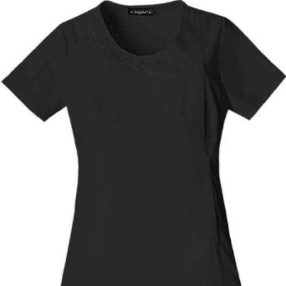 {MED} Baby Phat Medical Scrub Top 60P/40C - Picture 2 of 5